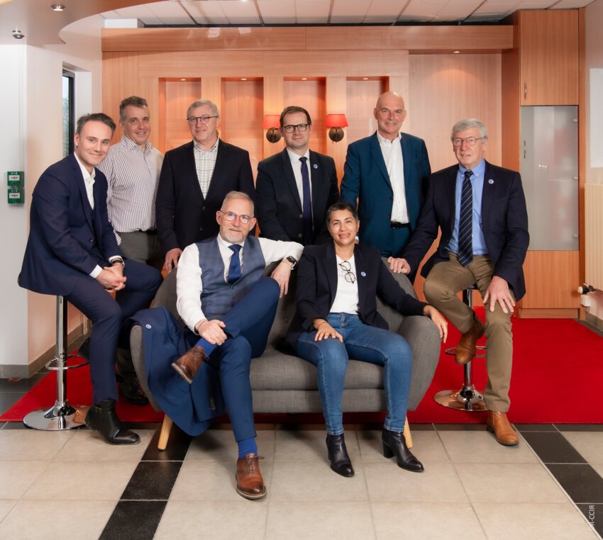 Le bureau a été renouvelé de moitié pour la nouvelle mandature. (Photo CCI Normandie/Maryvonne Desdoits)