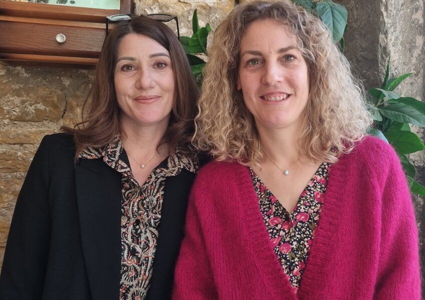 Olivia Stoos et Émilie Banet.