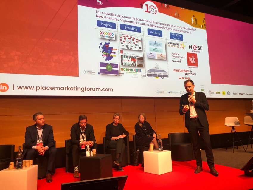 Julien Freyburger a présenté la démarche Moselle Attractivité dans ses différents composants. © : Moselle Attractivité.