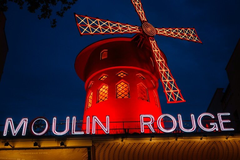 Le Moulin Rouge à Paris, le 13 octobre 2023 © Dimitar DILKOFF