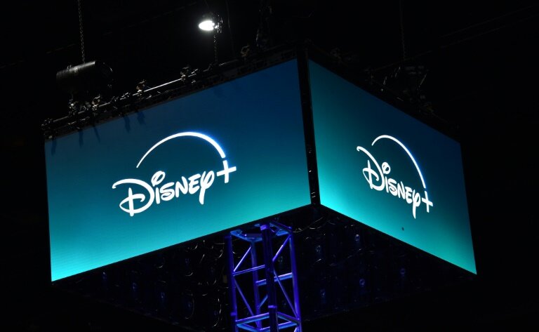 Le logo de Disney+ photographié à San Diego, en Californie, le 24 juillet 2024 © Chris DELMAS