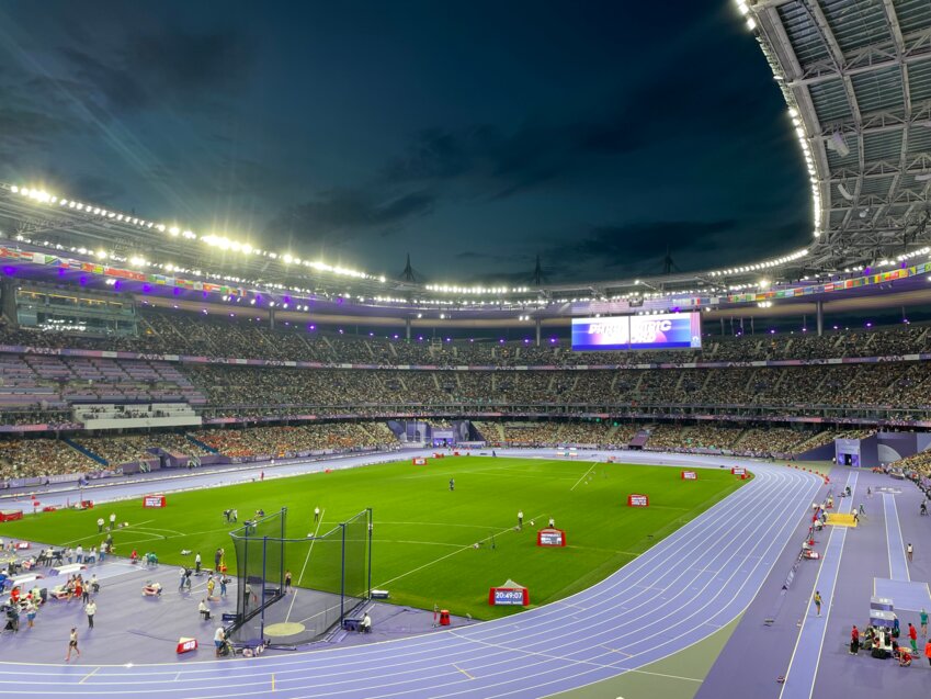 Les épreuves de para-athlétisme au Stade de France, le 6 septembre.