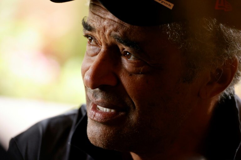 Yannick Noah (ici, le 25 juillet 2022 à Yaoundé au Cameroun) va faire ses débuts d'acteur télé dans une fiction pour France 2, "Mort sur terre battue", où il incarne un ancien joueur de tennis © Ludovic MARIN