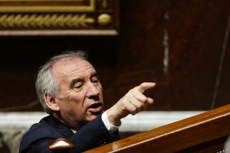 Le Premier ministre François Bayrou à l'Assemblée nationale le 22 janvier 2025 © Thibaud MORITZ