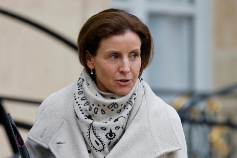 La ministre déléguée chargée de l'Autonomie et des Personnes handicapées, Charlotte Parmentier-Lecocq, à l'Elysée à Paris, le 5 février 2025 © Ludovic MARIN