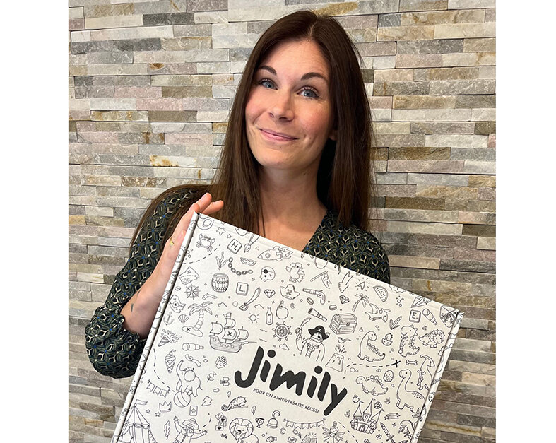 ©Jimily. Charline Didrat vient de créer Jimily, une start-up spécialisée dans les fêtes d’anniversaire avec un concept de box clé en main.