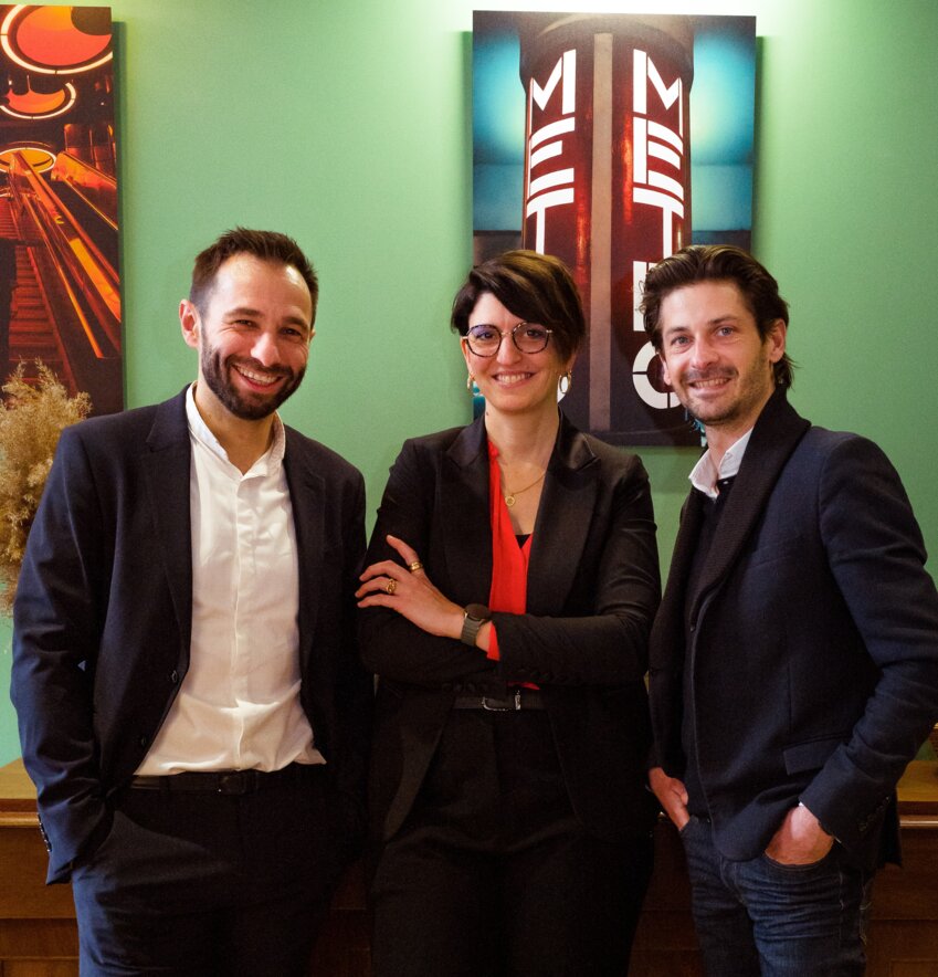 Matthieu Hornet, Cathy Bretnacher et Grégoire Lesourd, lancés dans l'aventure de Troisième Voix. © Photos Serge Koffi - @skphie /// Brasserie le 11 Metz.