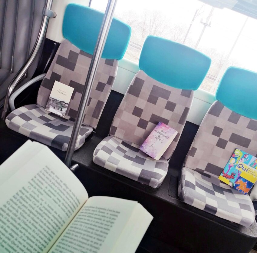 La lecture s'invite sur le réseau de bus. © Le Met’
