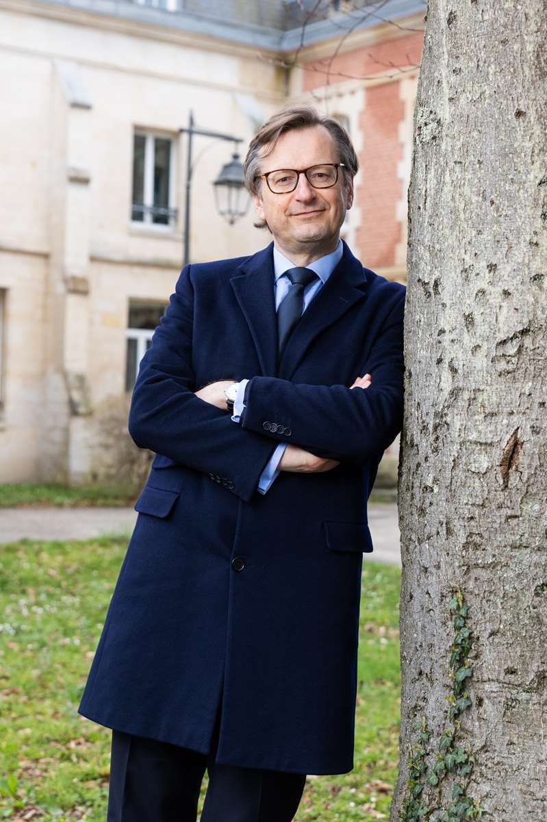 Arnaud Dumontier, président de la communauté dé communes des Pays d'Oise et d'Halatte. © Éloïse Le Névanic 