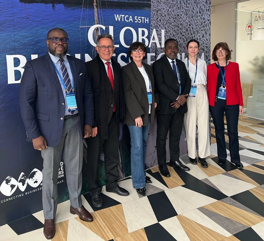 La délégation du WTC Metz-Saarbrücken à Marseille. © WTC Metz-Saarbrücken.