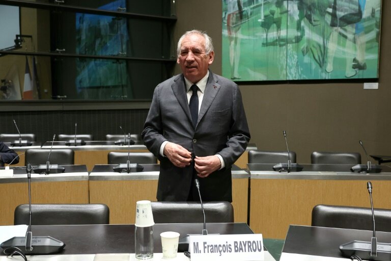Le Premier ministre François Bayrou arrive à  son audition devant la commision d'enquête parlementaire de l'Assemblée nationale, le 14 mai 2025 à Paris © ALAIN JOCARD