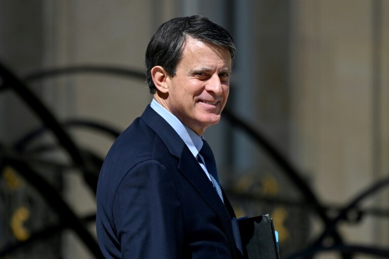 Le ministre des Outre-mer Manuel Valls à Paris le 23 mai 2025 © Leo VIGNAL