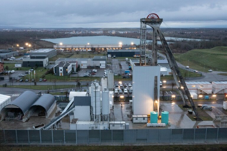 Le site de confinement de déchets de Stocamine, le 11 janvier 2023 à Wittelsheim, dans le Bas-Rhin © SEBASTIEN BOZON