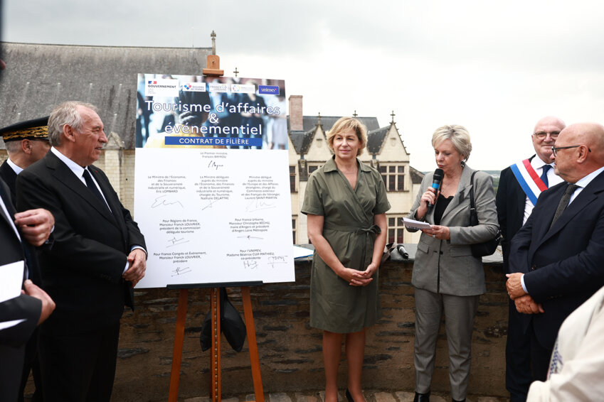 © Unimev. Le contrat de filière «Tourisme d’affaires et événementiel» vient d’être signé par l’Unimev à l’occasion du Comité interministériel du tourisme à Angers le 24 juillet.