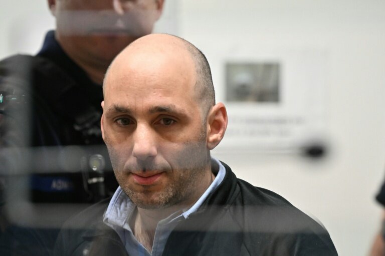 Cédric Jubillar le 23 septembre 2025 à la cour d'assises du Tarn à Albi © Lionel BONAVENTURE