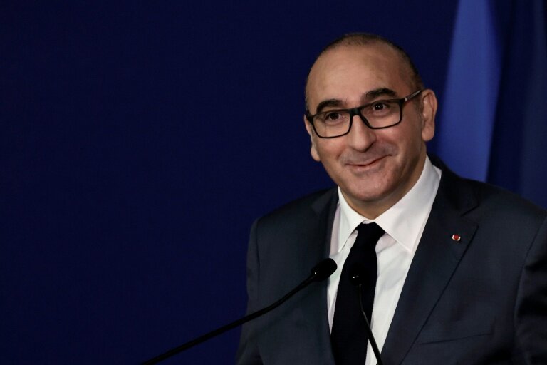 Le ministre de l'Intérieur Laurent Nunez le 12 décembre 2025 à Versailles © STEPHANE DE SAKUTIN