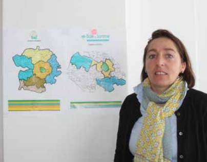 Frédérique Masson, assistante administrative du réseau Investir en Picardie Maritime.