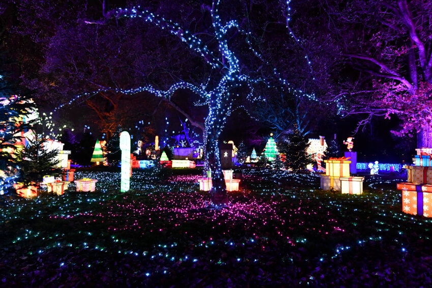 Durant ces fêtes de fin d'année, Metz revêt ses habits de lumière. (c) CD57. 