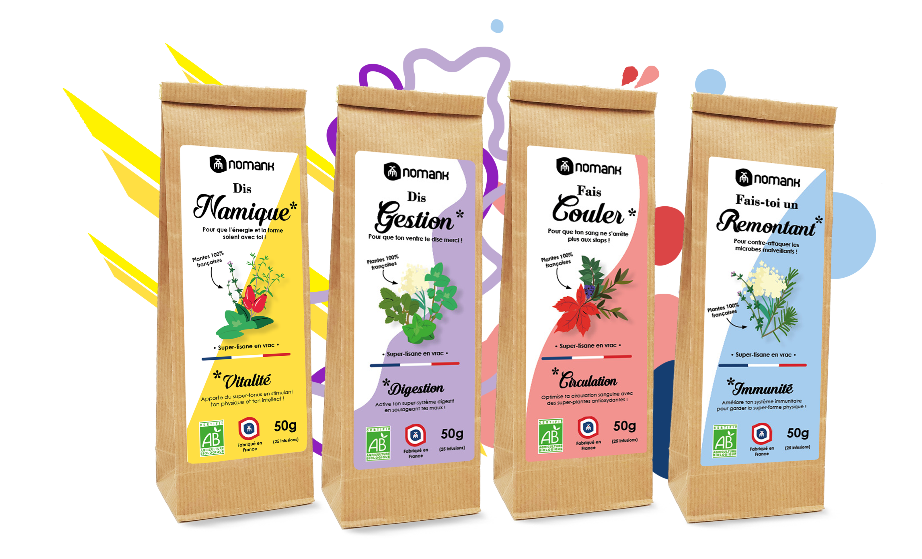 « NOMANK » va lancer une gamme de tisanes made in France