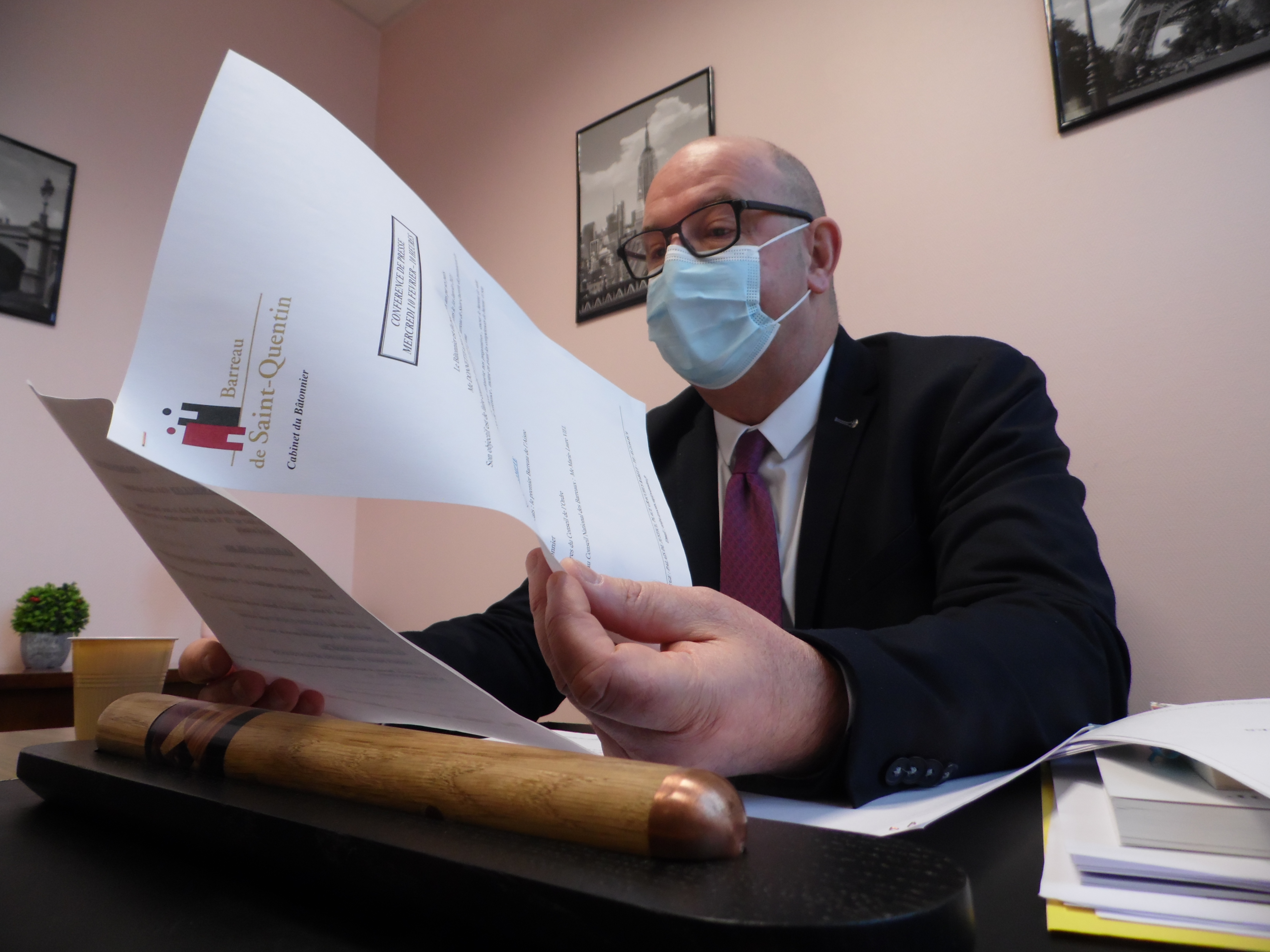 Christophe Donnette, nouveau bâtonnier du barreau de Saint-Quentin