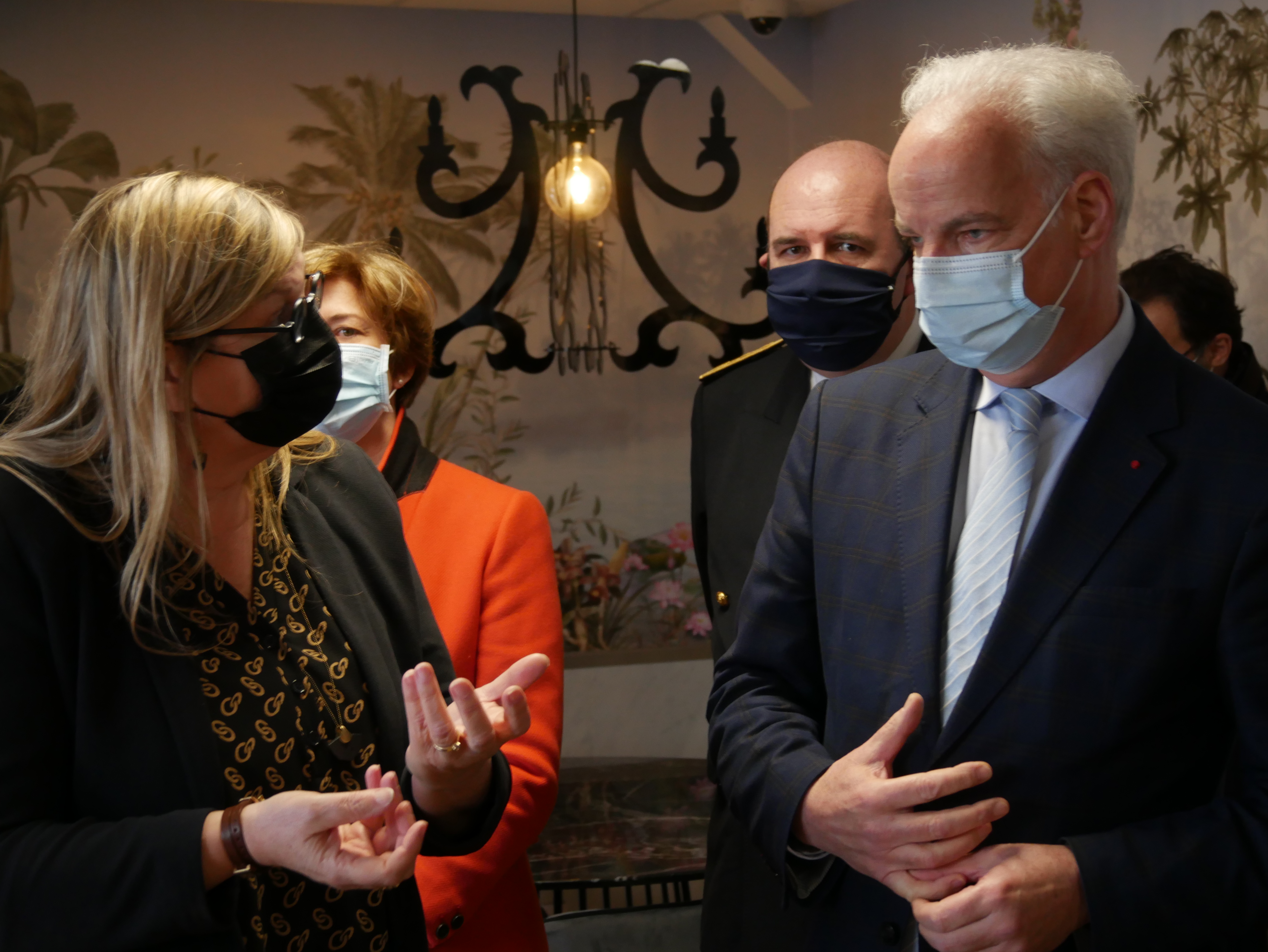 Alain Griset, ministre de PME, en visite à Marck