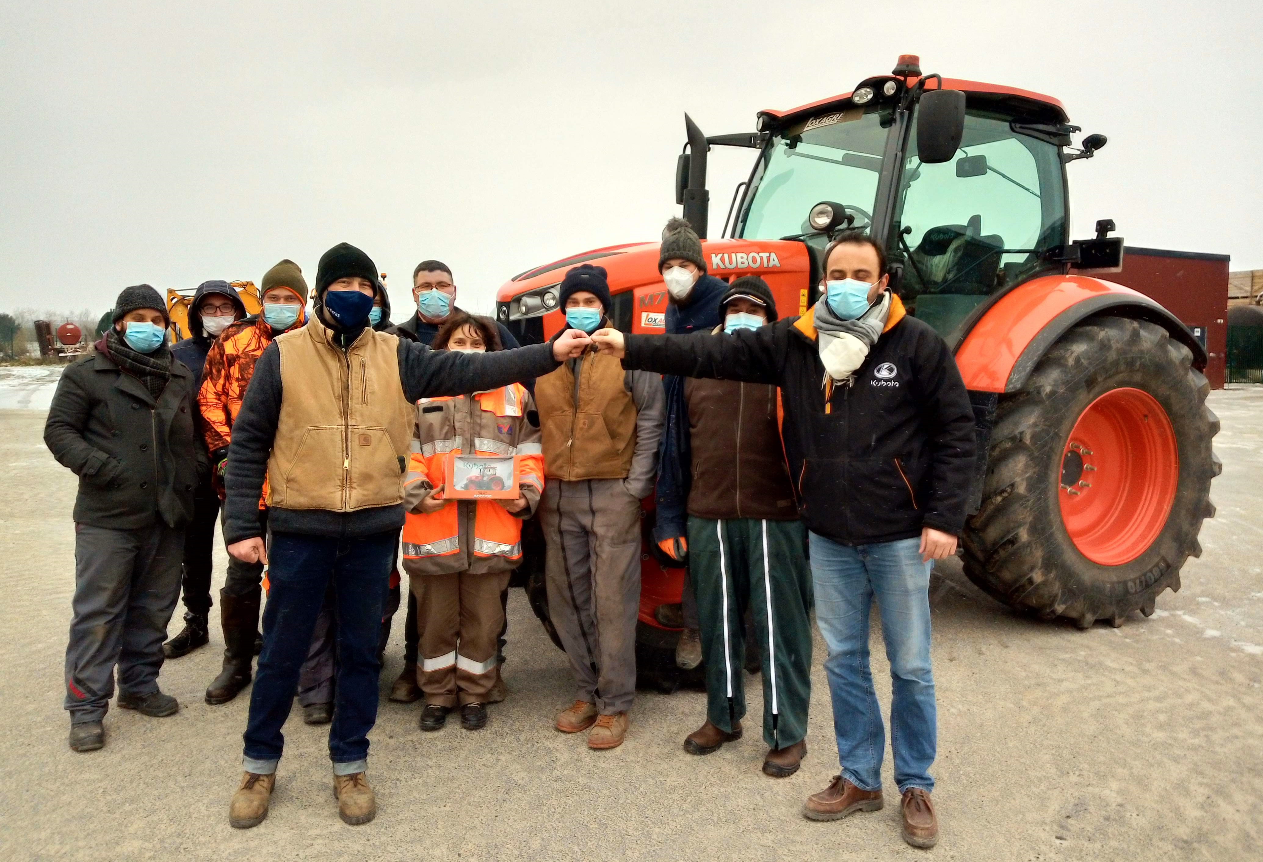 Loxagri a mis à disposition du CFPPA-UFA un tracteur neuf à vocation pédagogique   