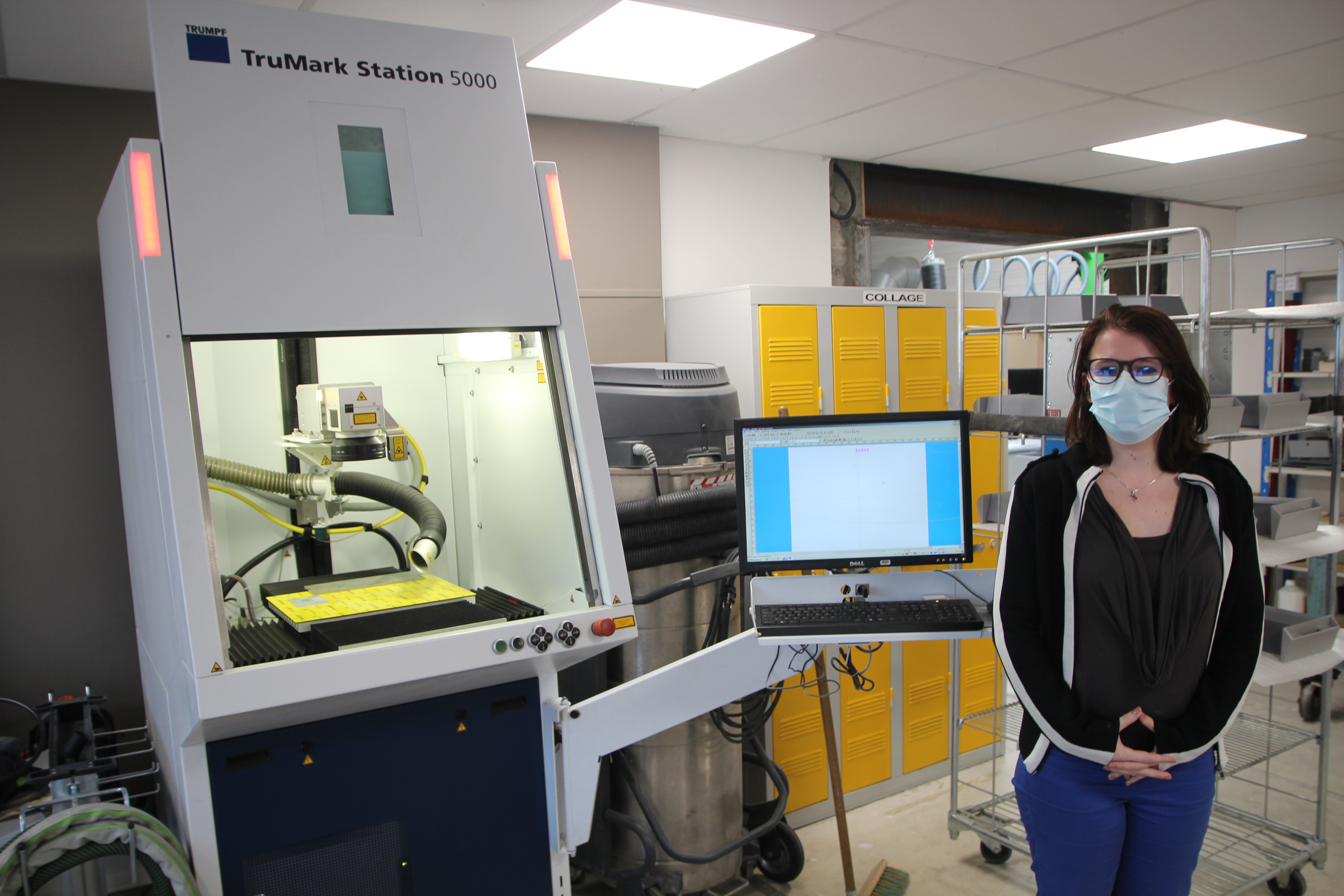 À Franqueville-Saint-Pierre, EMS se lance dans la gravure laser