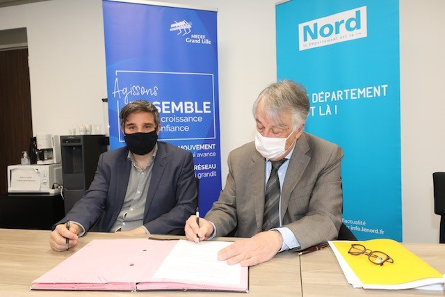Medef Lille Métropole et Département du Nord : des actions communes sur le territoire