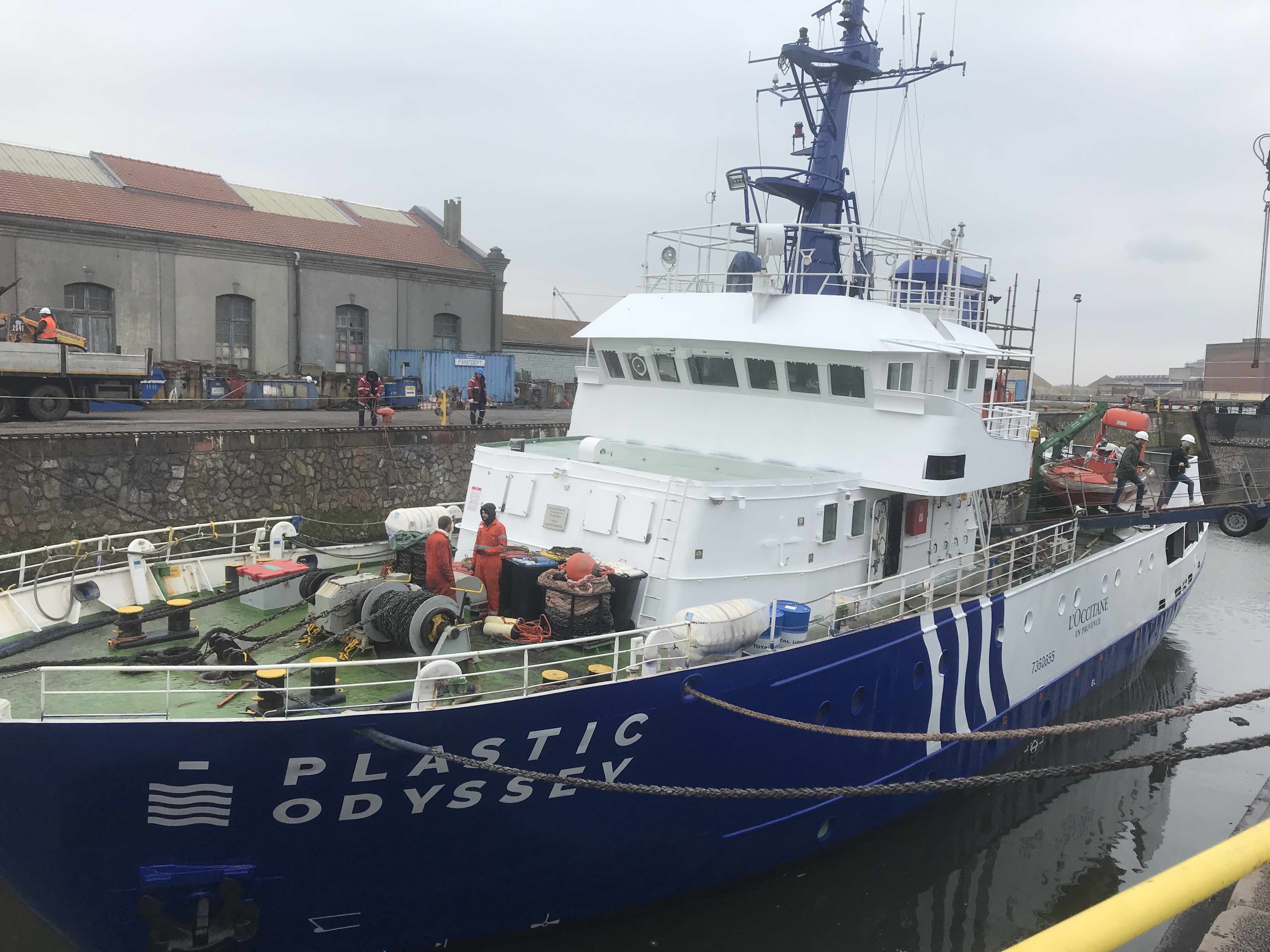 Plastic Odyssey, paré à faire un tour du monde contre la pollution plastique des océans