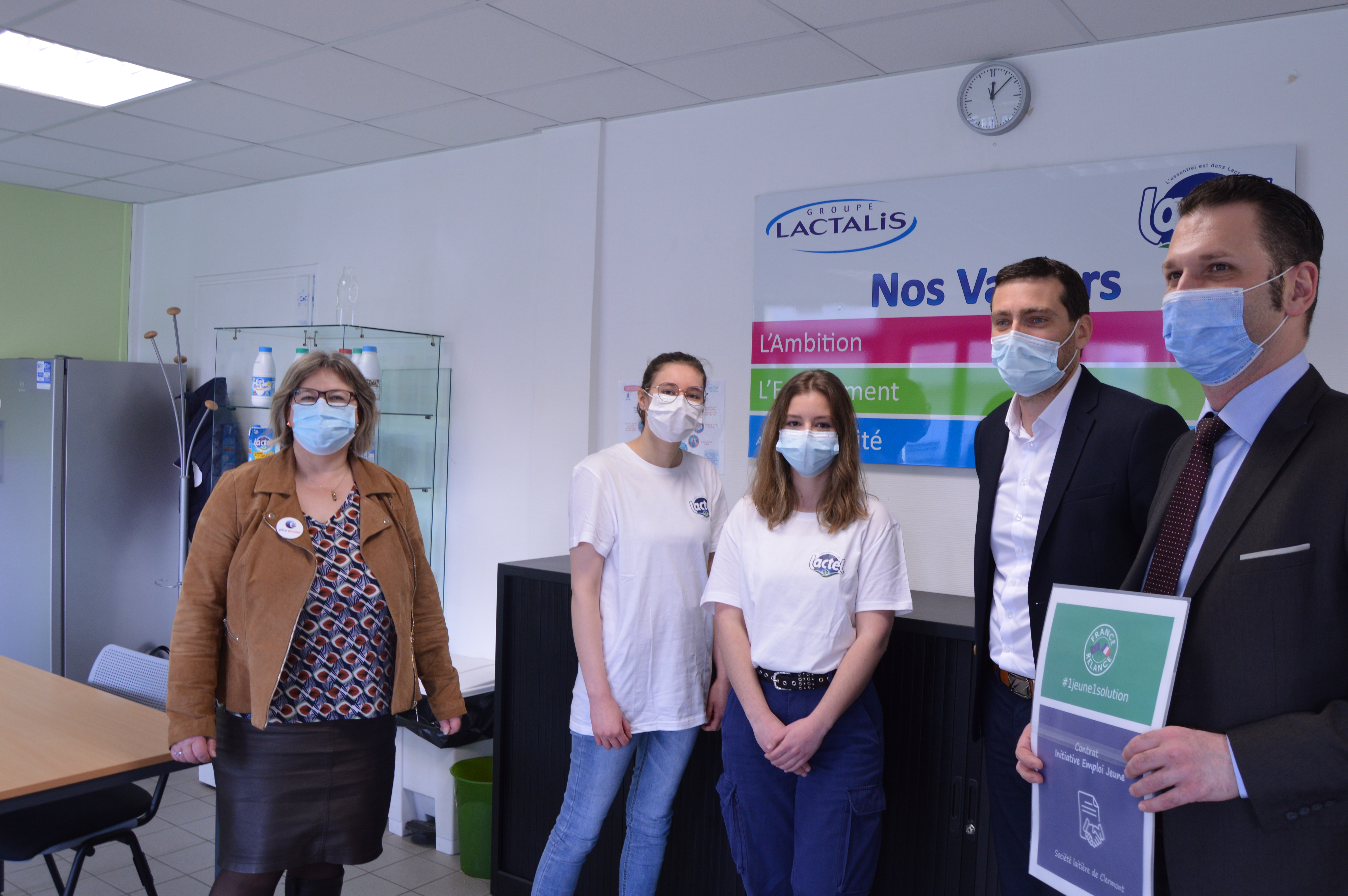 La Société laitière de Clermont embauche deux jeunes grâce à 