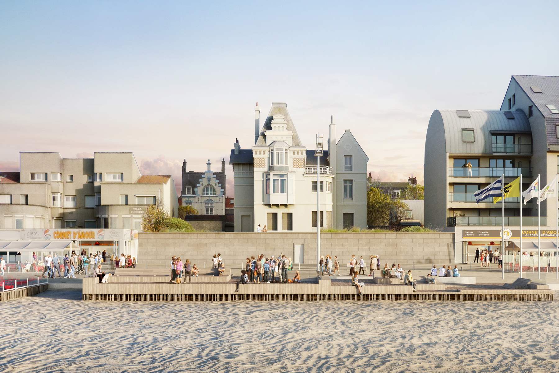 Dunkerque poursuit la rénovation de sa digue de mer