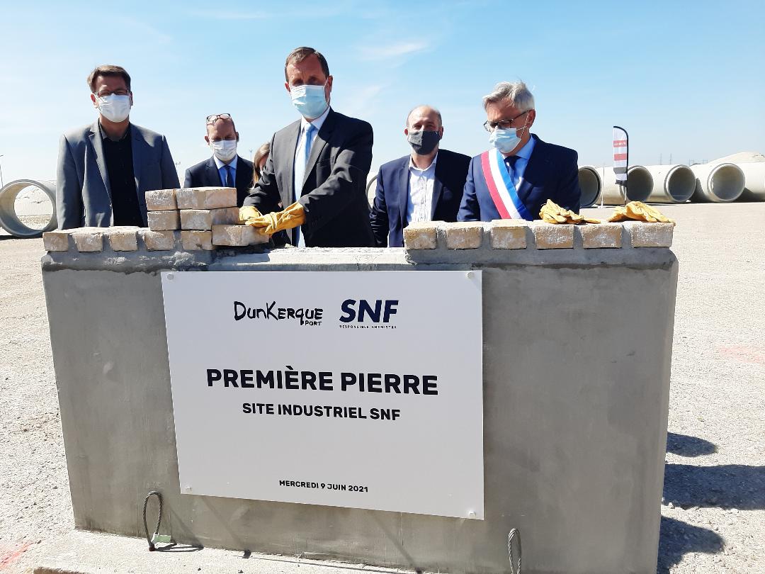 Lancement des travaux de l’usine SNF à Gravelines