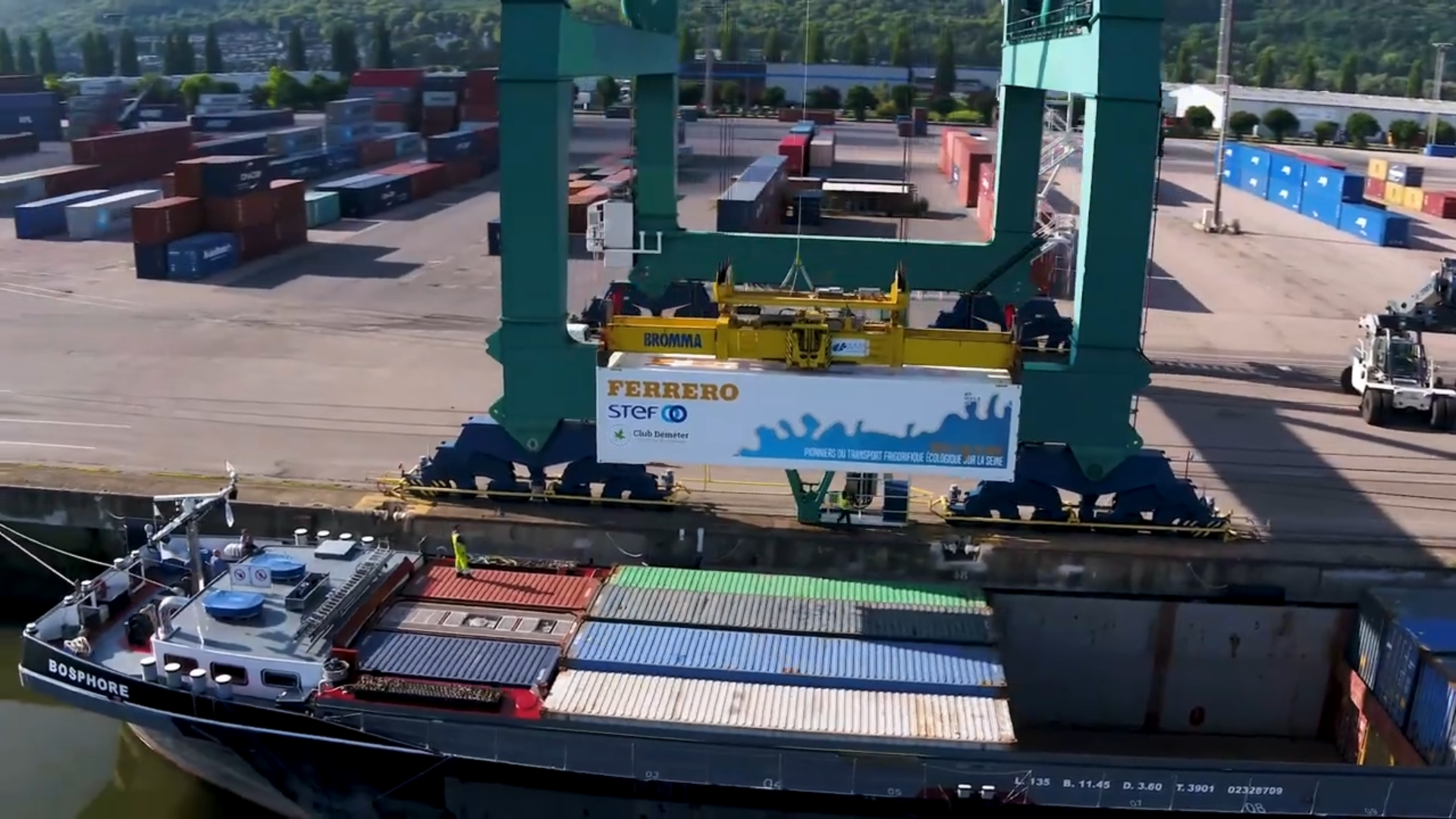 Ferrero France inaugure une nouvelle liaison fluviale