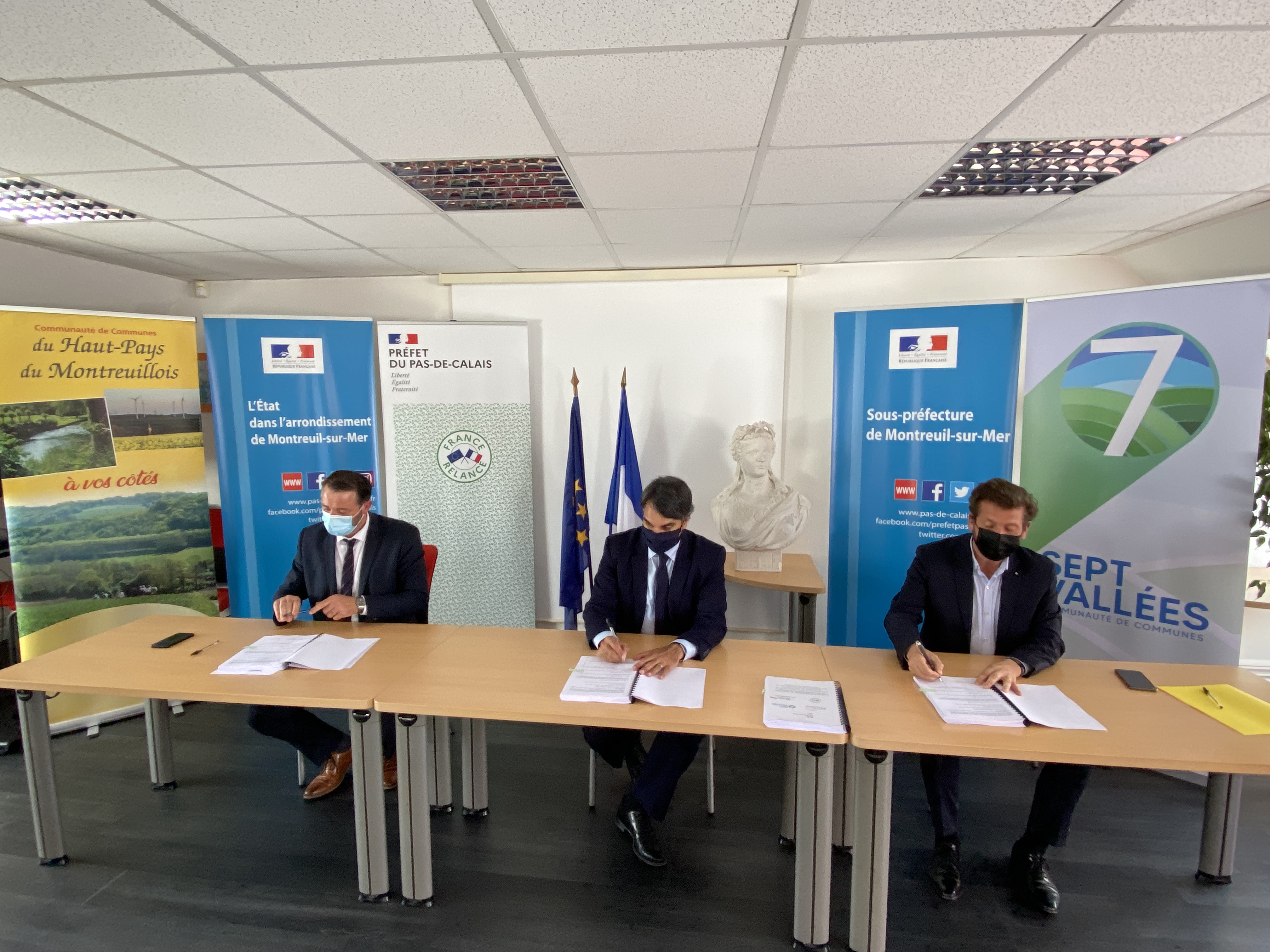 Les 7 vallées et le Haut-Pays en Montreuillois ont signé leur CRTE