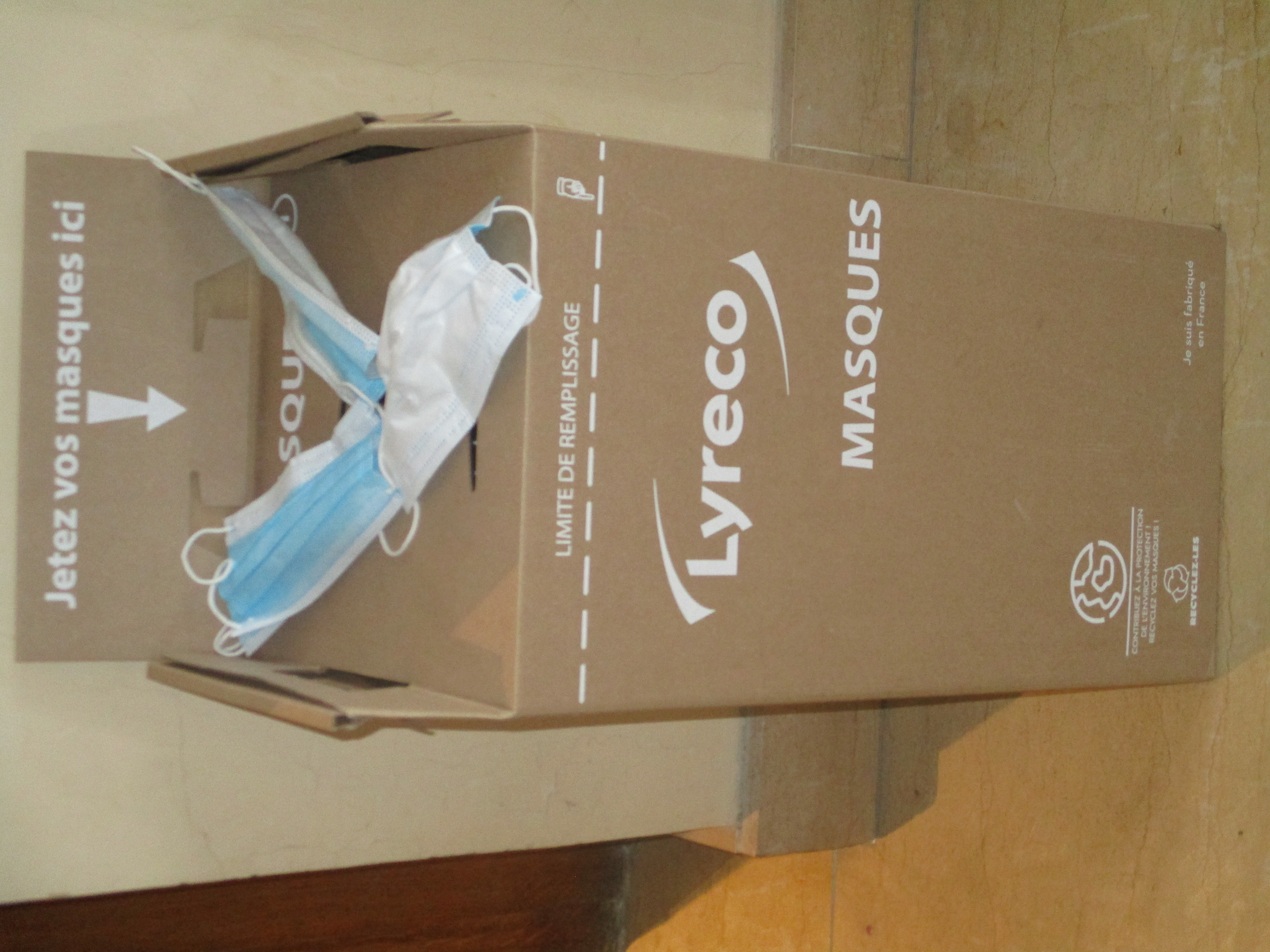 La ville de Laon participe au recyclage des masques jetables usagés