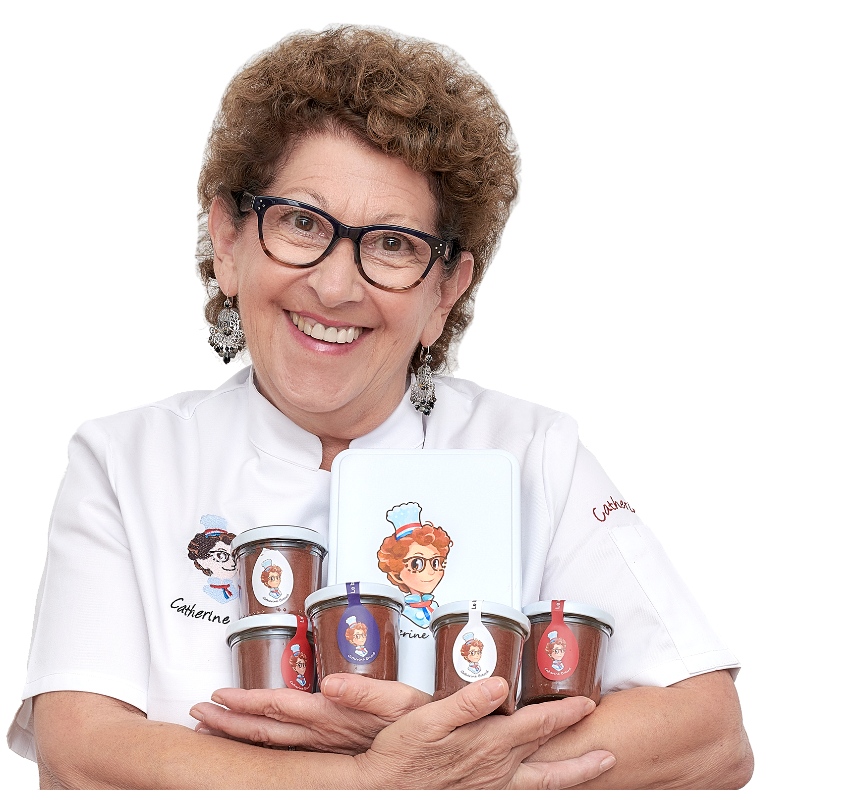 La Normande Catherine Bréard présente sa célèbre mousse au chocolat à l’Élysée