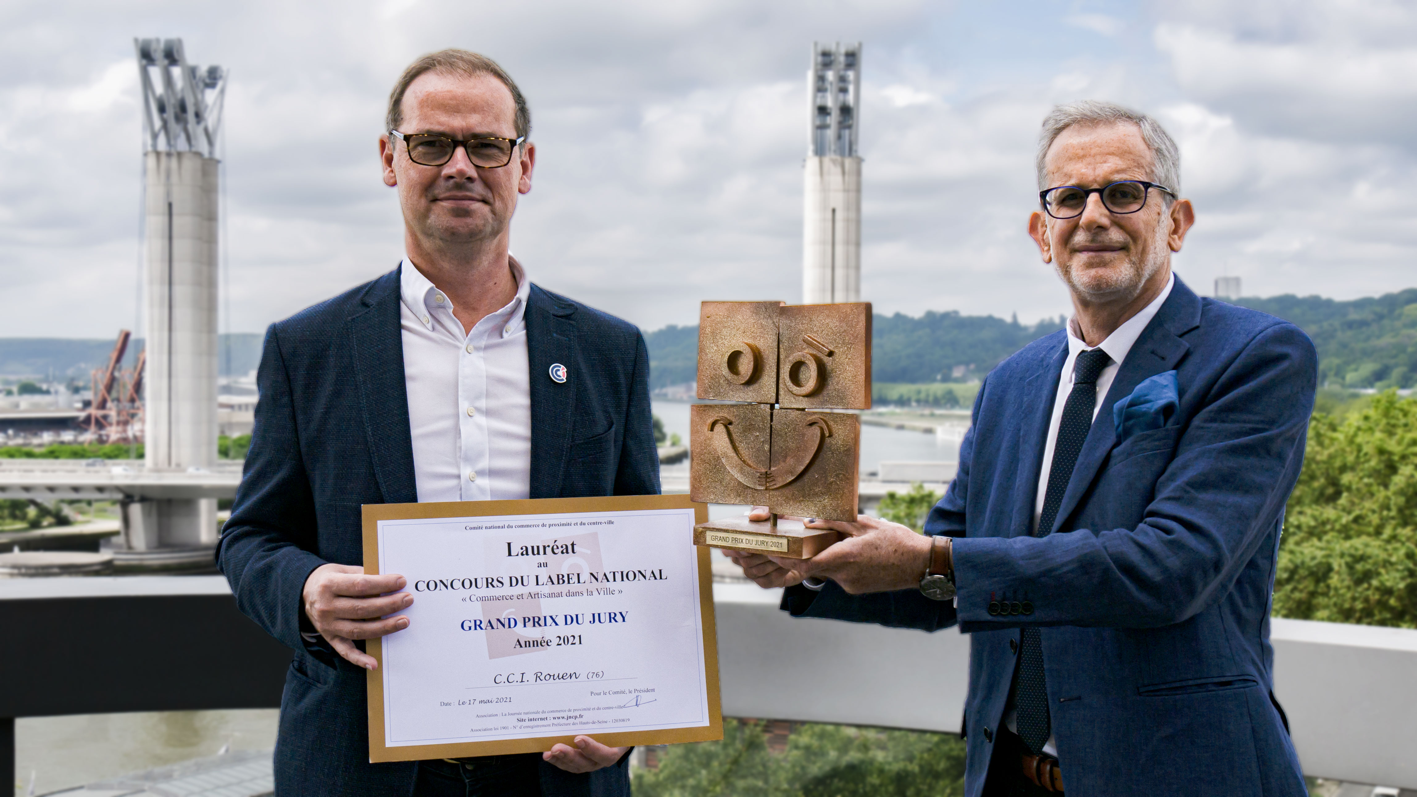 La CCI Rouen Métropole remporte un prix pour son engagement en faveur du commerce local