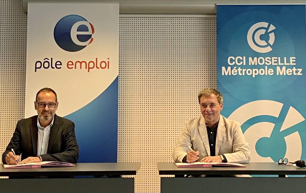 La CCI et Pôle emploi Moselle signent une convention de coopération 