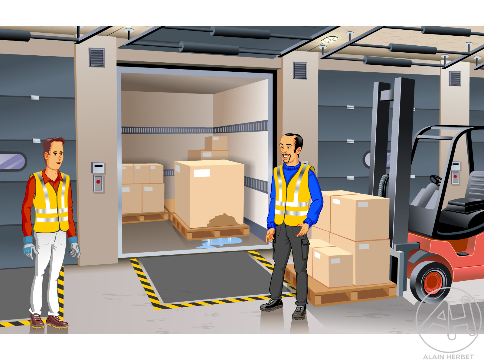 Alain Herbet, de la sculpture à l'illustration graphique