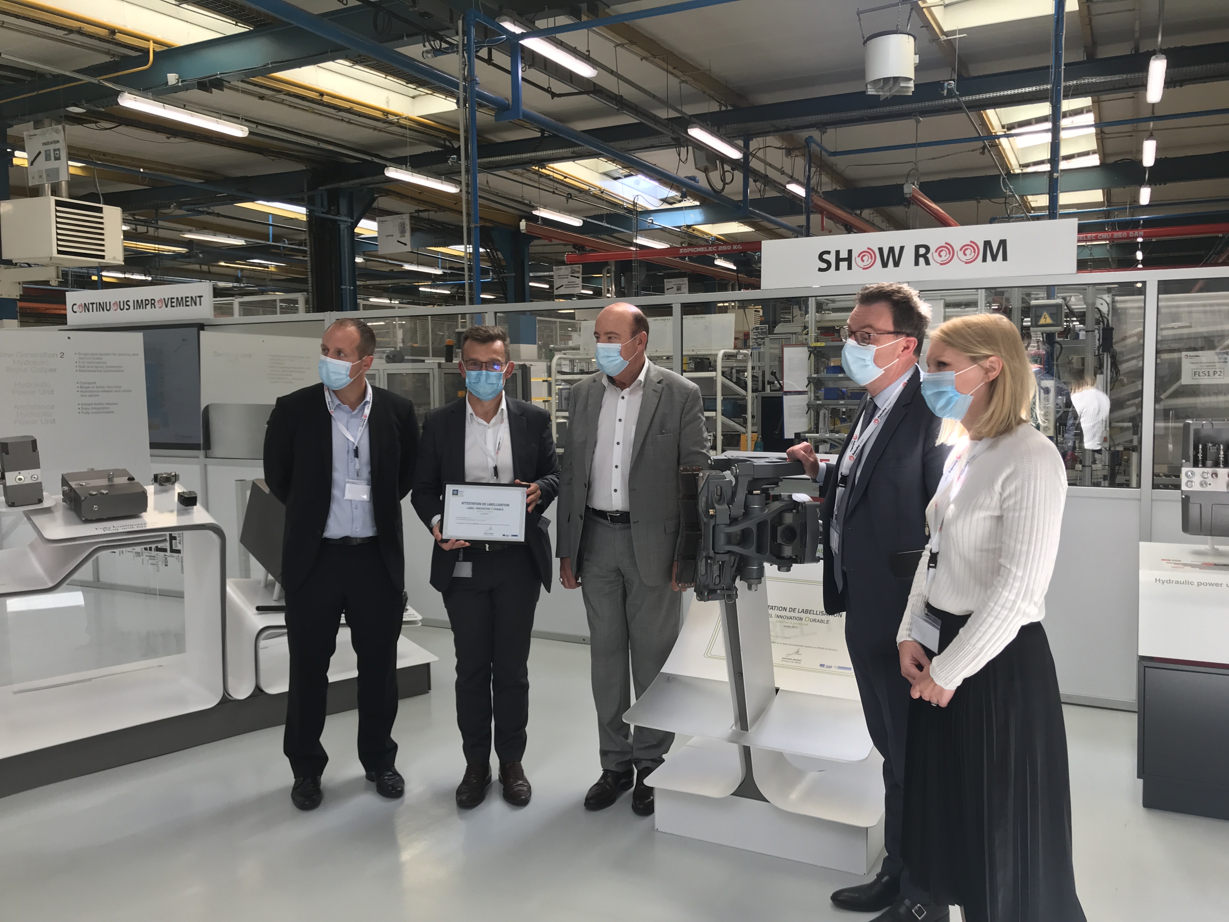 Amiens : Faiveley Transport décroche le label Innovation durable pour sa New Brake Station