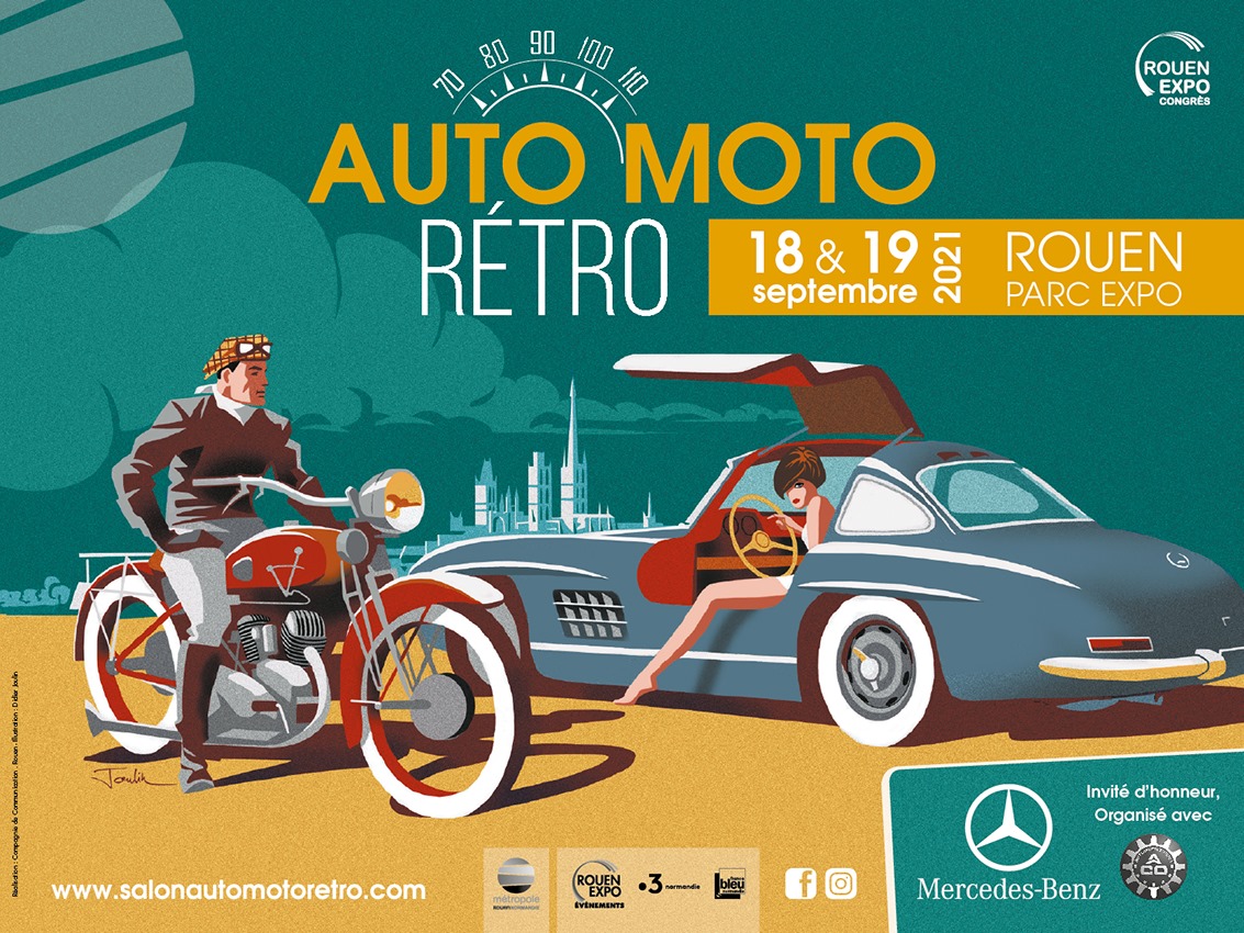 Le Parc des expositions de Rouen accueille le salon Auto Moto Retro, ce week-end