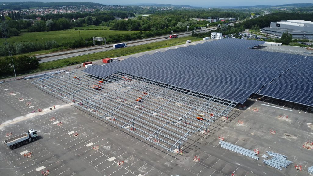 Sochaux : Construction d'une centrale solaire à l'usine Stellantis
