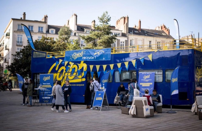 Gojob recrute à Beauvais avec son Gojobus