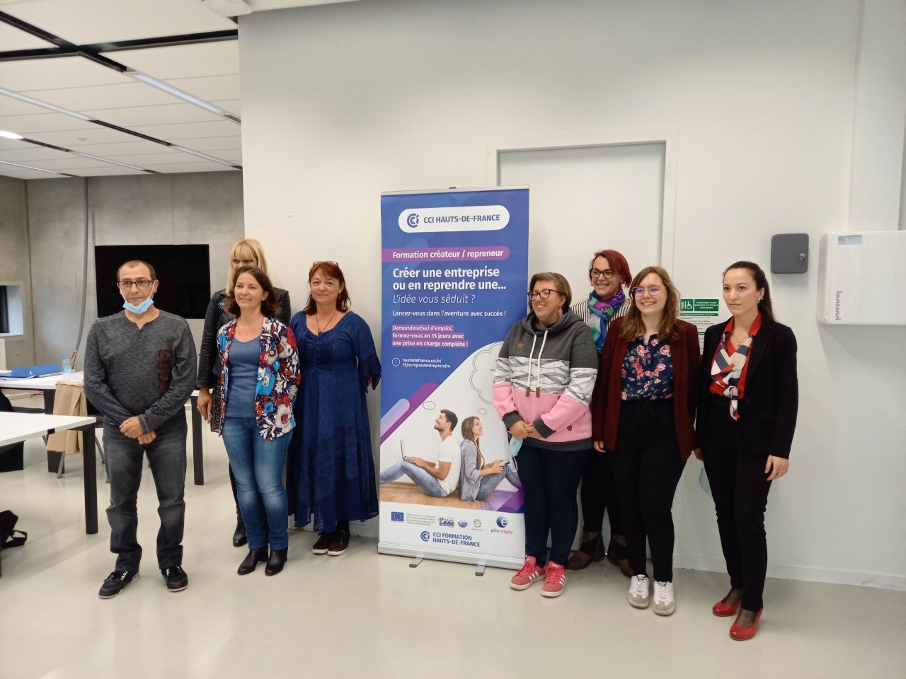 La CCI Grand Hainaut forme des demandeurs d’emploi dans le but de créer leur entreprise