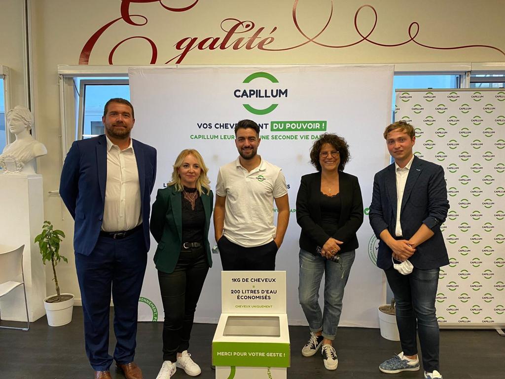La Ville de Maromme signe une convention avec la société de recyclage de cheveux Capillum