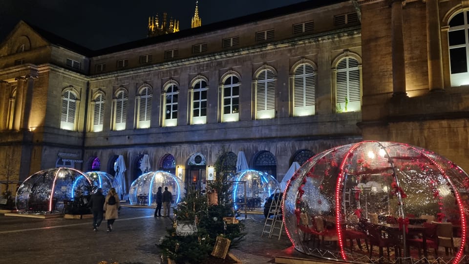 Metz : les igloos-restaurants place de Chambre sont ouverts jusqu’au 19 février 2022