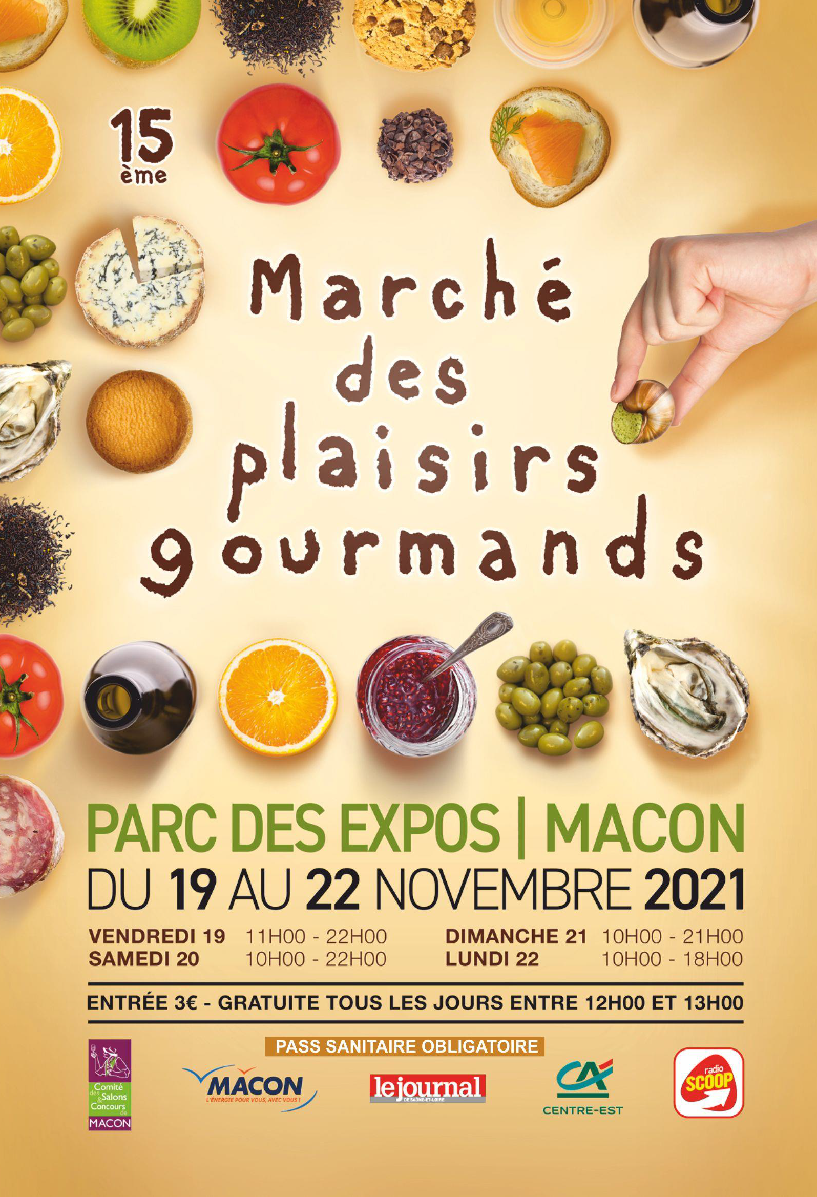 Le Marché des Plaisirs Gourmands bientôt à Mâcon