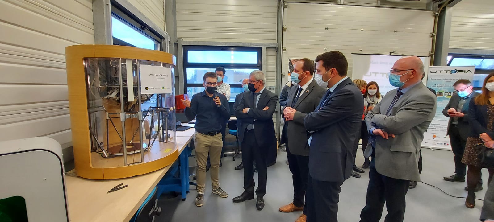 Inauguration du projet Uttopia à Forbach 