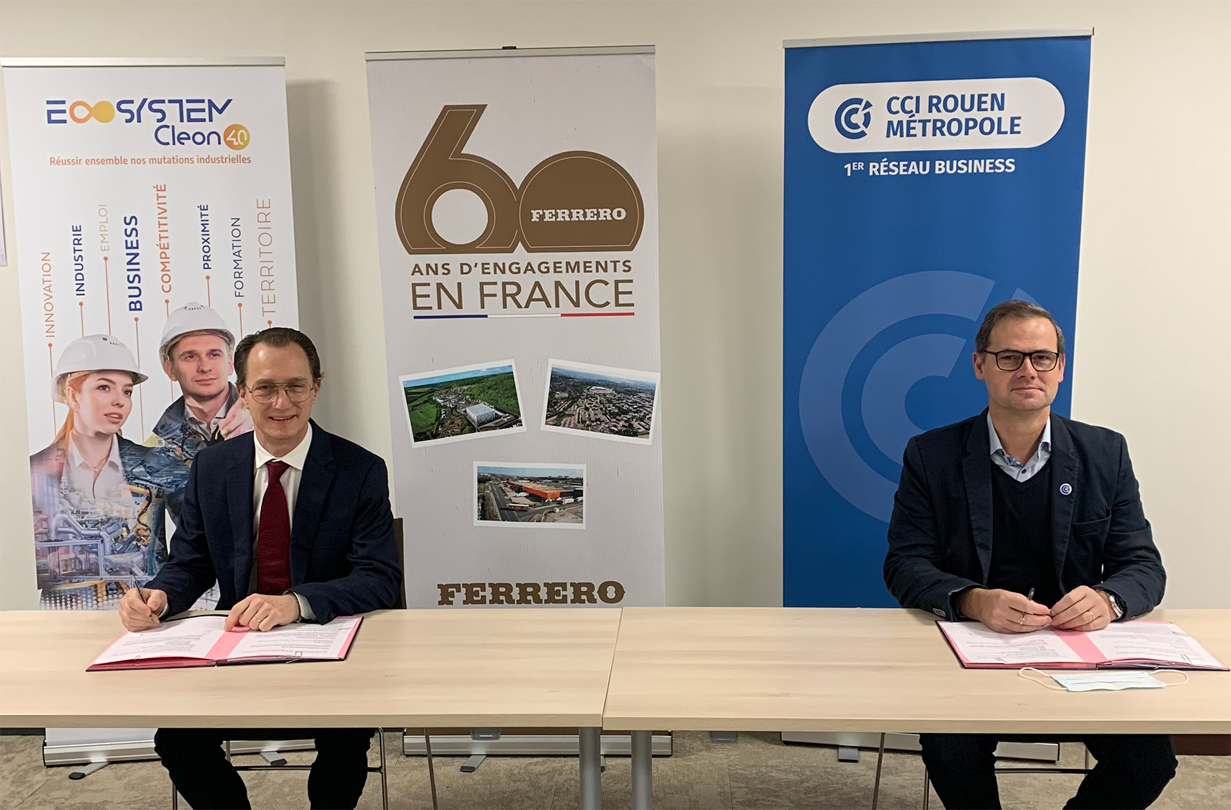 Rouen : L'entreprise Ferrero rejoint le réseau Ecosystem Cleon 4.0 