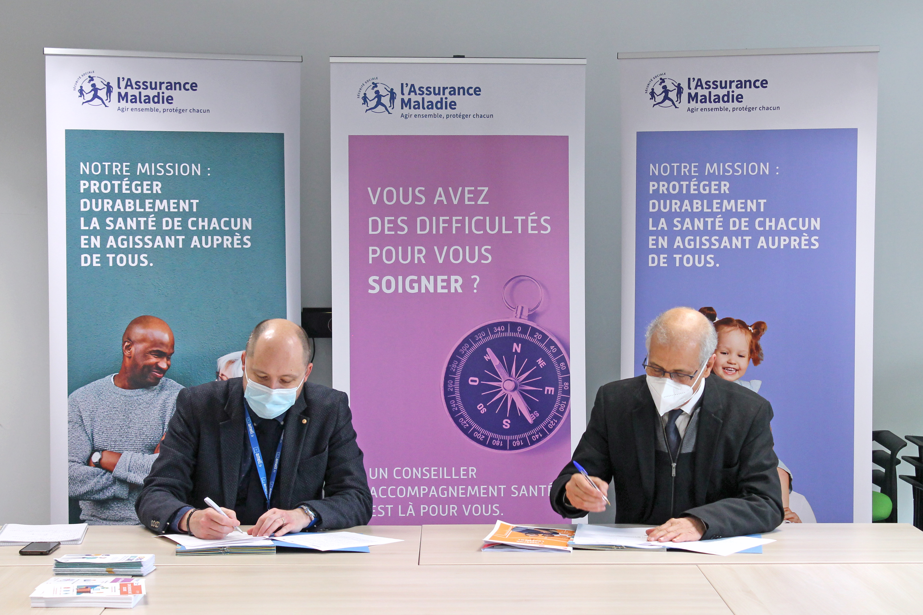  L’Assurance Maladie et Adoma signent une convention de partenariat à Dijon 